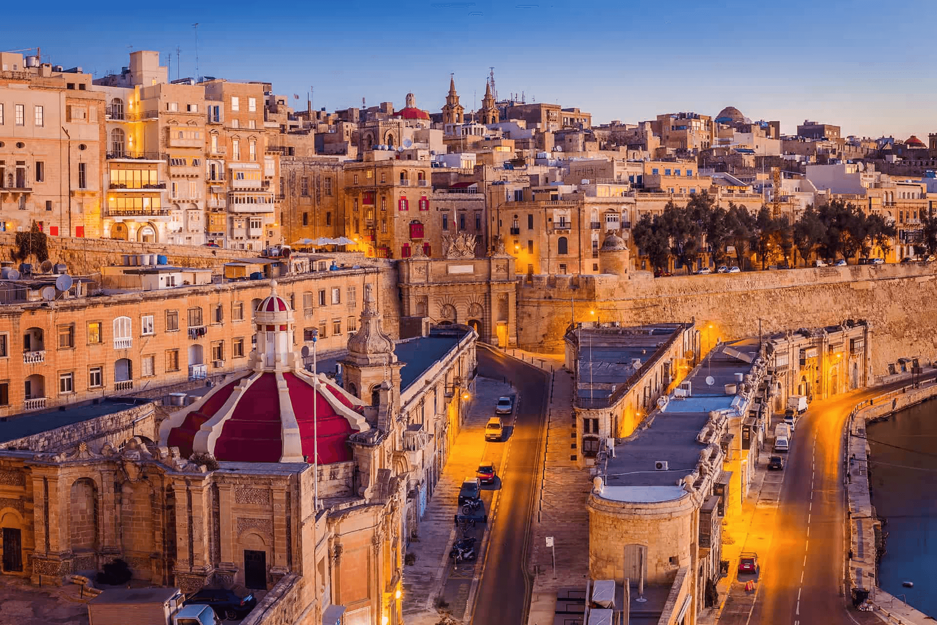 Panoramic view of Malta