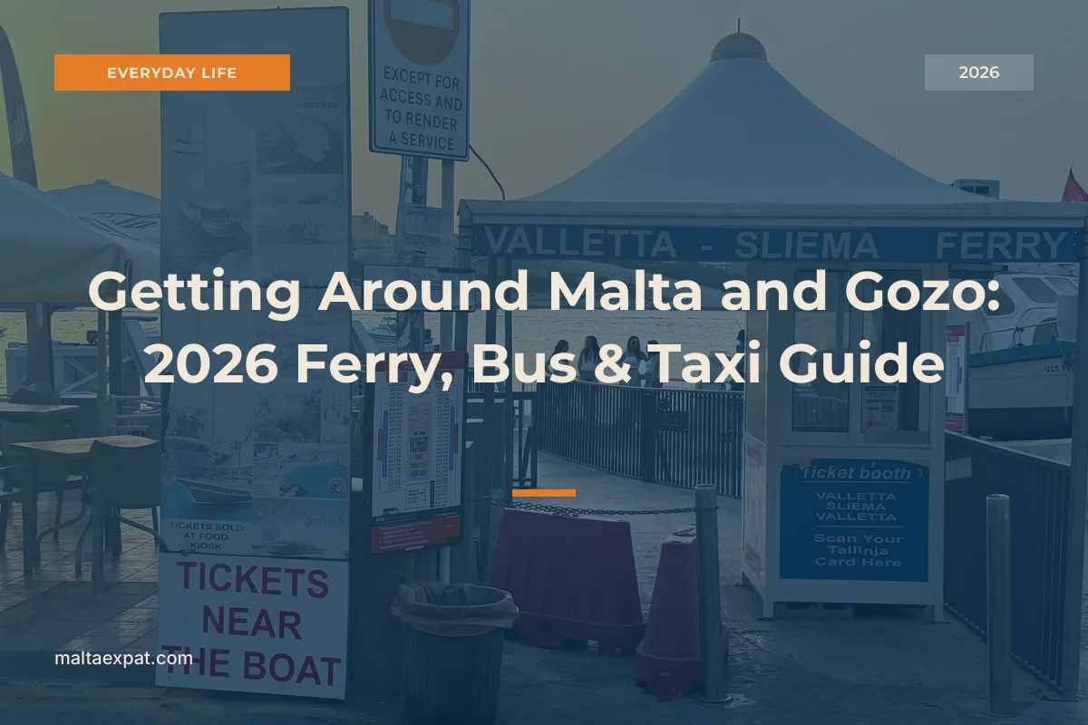 Getting Around Malta and Gozo: 2026 Ferry, Bus & Taxi Guide