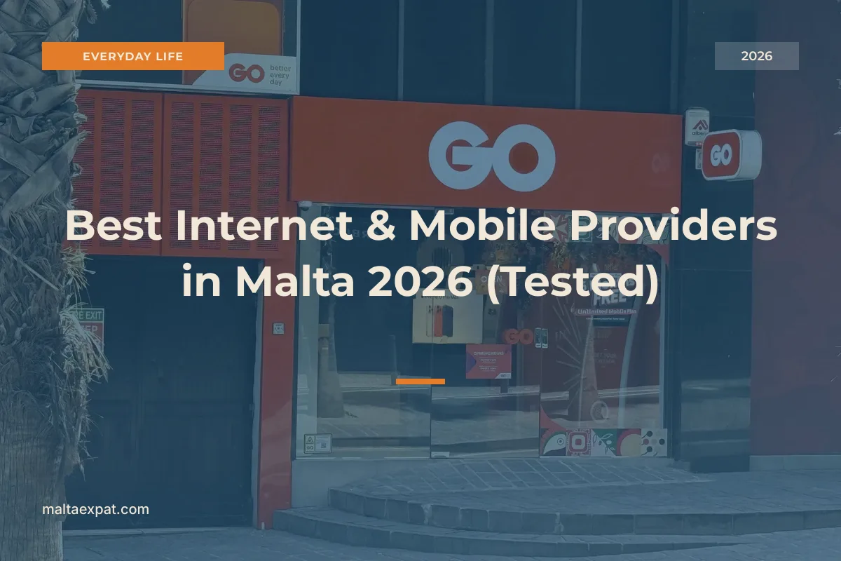 Best Internet & Mobile Providers in Malta 2026 (Tested)