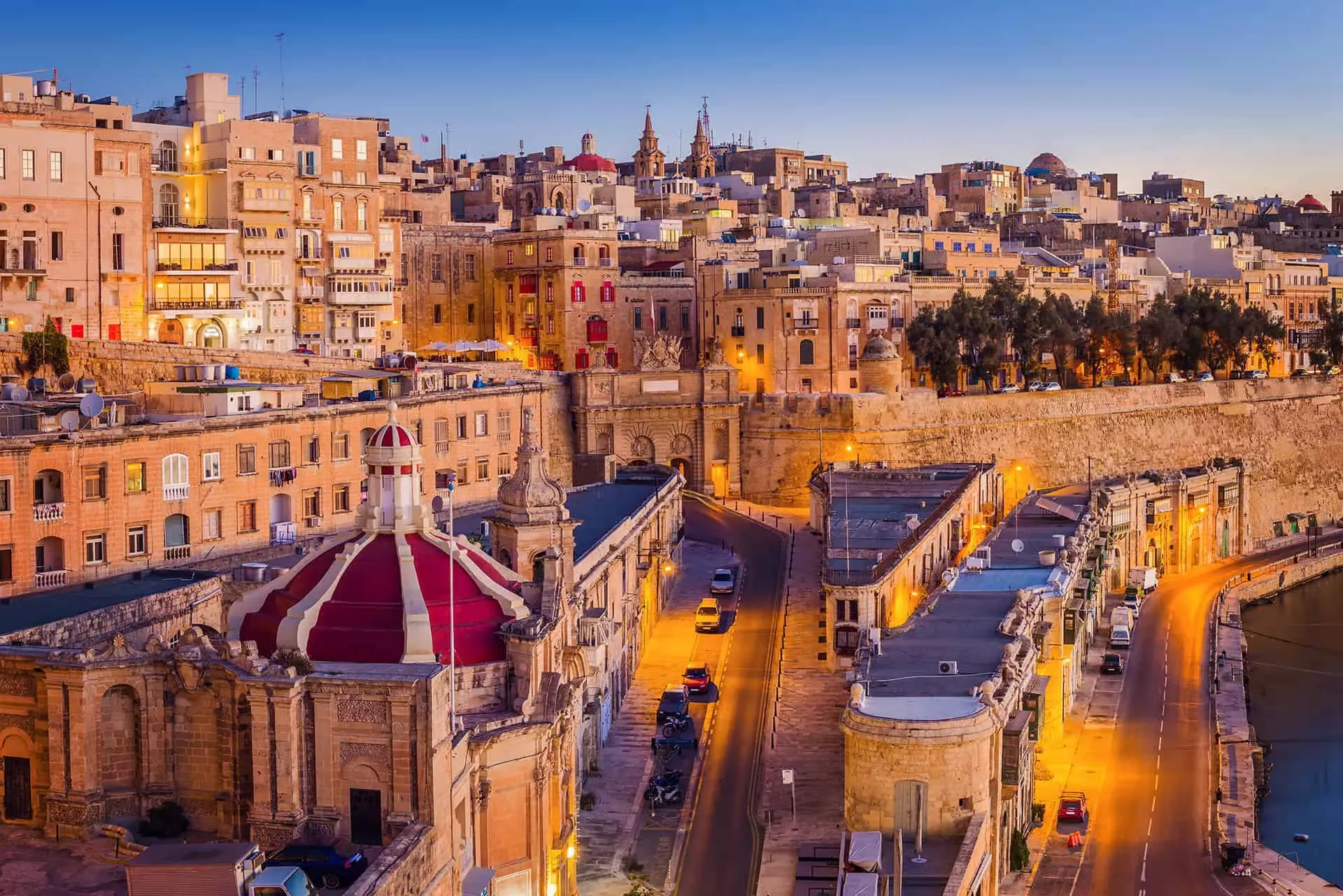 Panoramic view of Malta