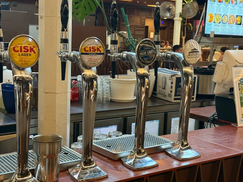 Cisk on tap. The lager is the default local beer, and Blue Label is the one to order if you want something with a bit more to it.